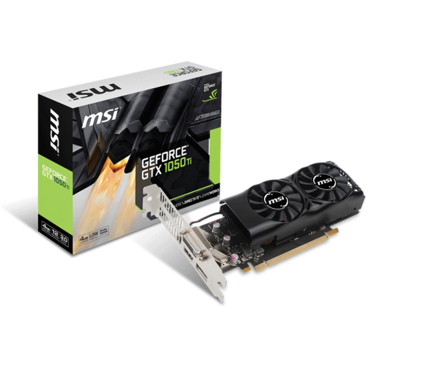 MSI GeForce GTX 1050 TI 4GB DDR5 128BIT DVI/HDMI/HDCP - 340426 - zdjęcie